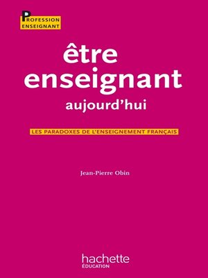 cover image of Être enseignant aujourd'hui